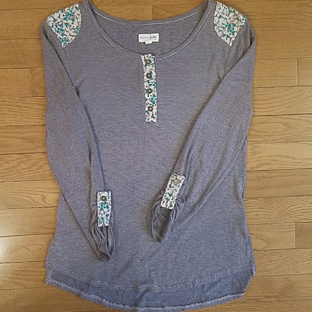 🌻5 for $20🌻   Maison Jules Striped Top Small